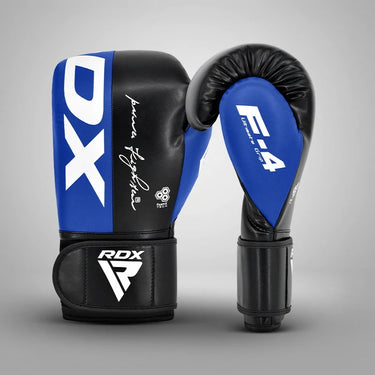 RDX F4 Boxing Sparring Gloves Hook & Loop#color_blue