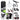 RDX FG Green 4ft Unfilled 17pc Punching Bag & 12oz Gloves Set
