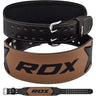 RDX 4 Inch Small Brown Padded leather belt