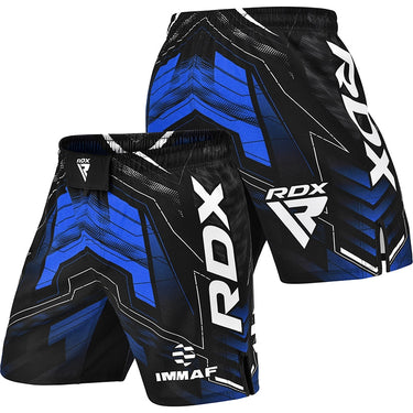 RDX IMMAf Approved MMA Fight & Training Shorts Blue