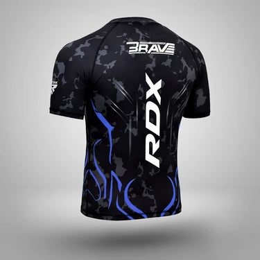 Compression Rash Guard B4#color_blue