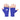 RDX HI Inner Gloves Hand Wraps#color_blue