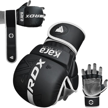 RDX F6 Kara MMA Sparring Gloves 7Oz#color_white