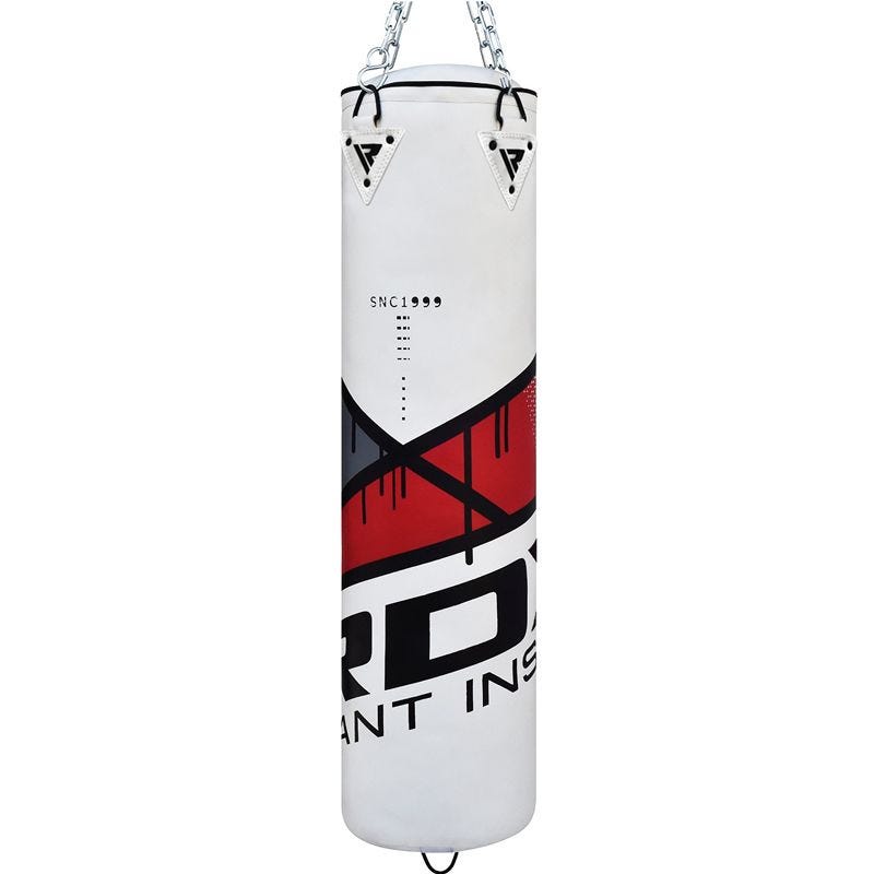 RDX F7 Ego 4ft / 5ft 2-in-1 Red Punching Bag for MMA, Muay Thai, Kickboxing Set