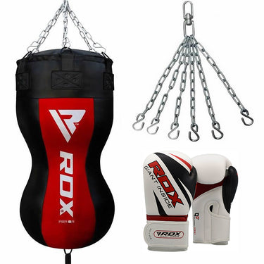 RDX BR Filled Body Punch Bag with 12oz Gloves