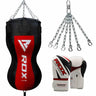 RDX BR Filled Body Punch Bag with 12oz Gloves 