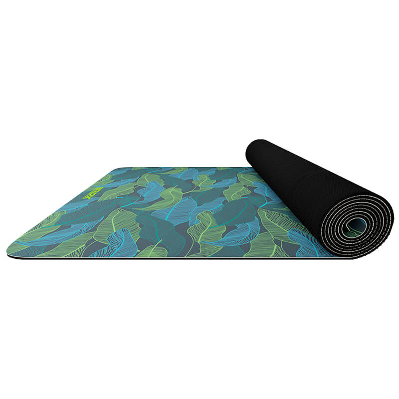 Eco Friendly TPE Yoga Mat Non-Slip surface 6mm thick with Carrying Strap.  Lightweight easy to roll and carry.