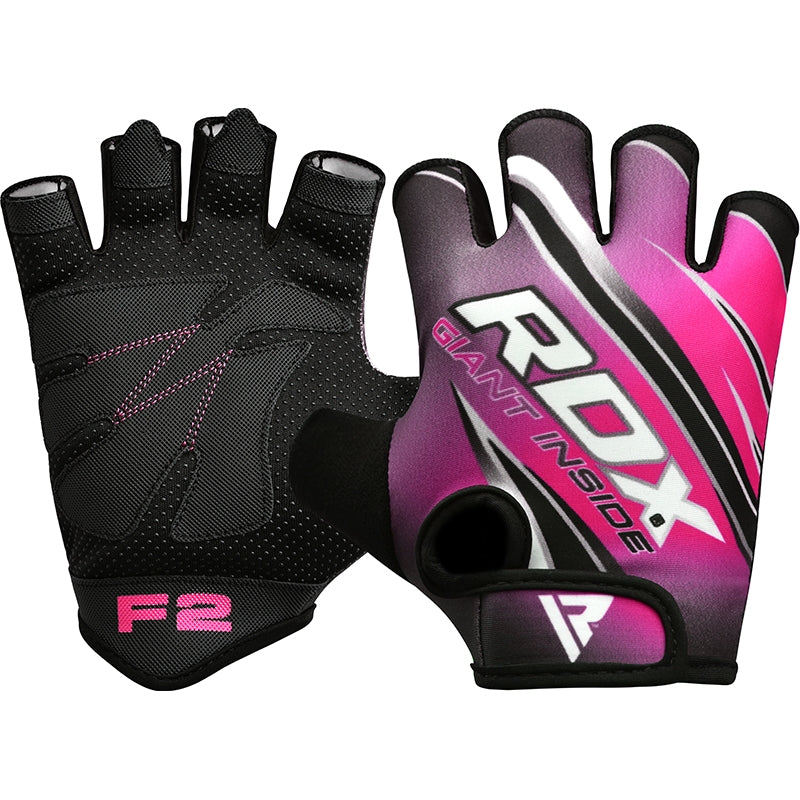 RDX F2 Pink Gym Workout Gloves
