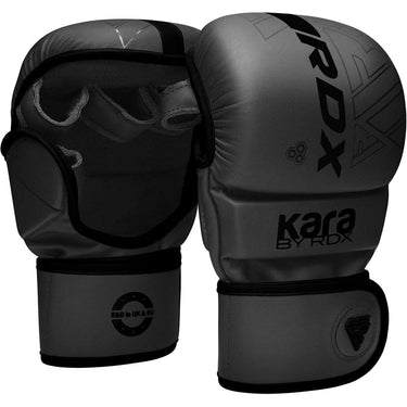 RDX F6 KARA MMA Sparring Gloves#color_black