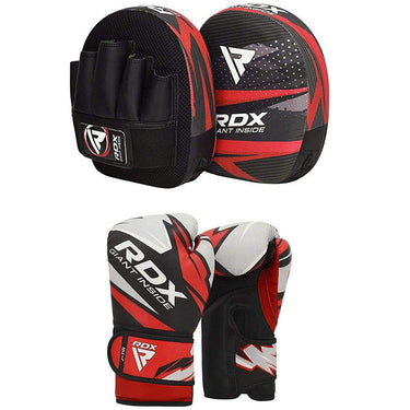 RDX J11 Training Boxing Gloves For Kids Red#color_red