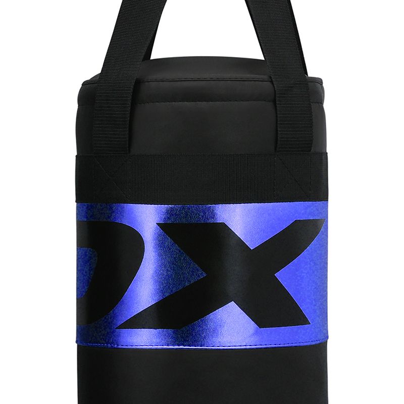 RDX J13 Blue Junior MMA Grappling Gloves &  Unfilled  Punch Bag Set
