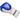 RDX A2 BBBofC Approved Pro Fight Boxing Gloves#color_blue