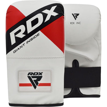 RDX F10 Bag Gloves White & Red