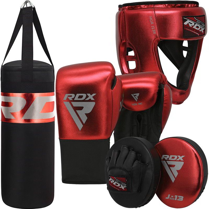 RDX J13 Red Kids Boxing Set