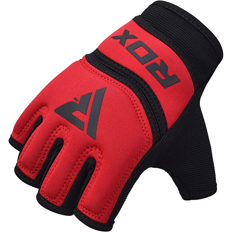 RDX X6 Gel Padded Boxing Inner Gloves#color_red