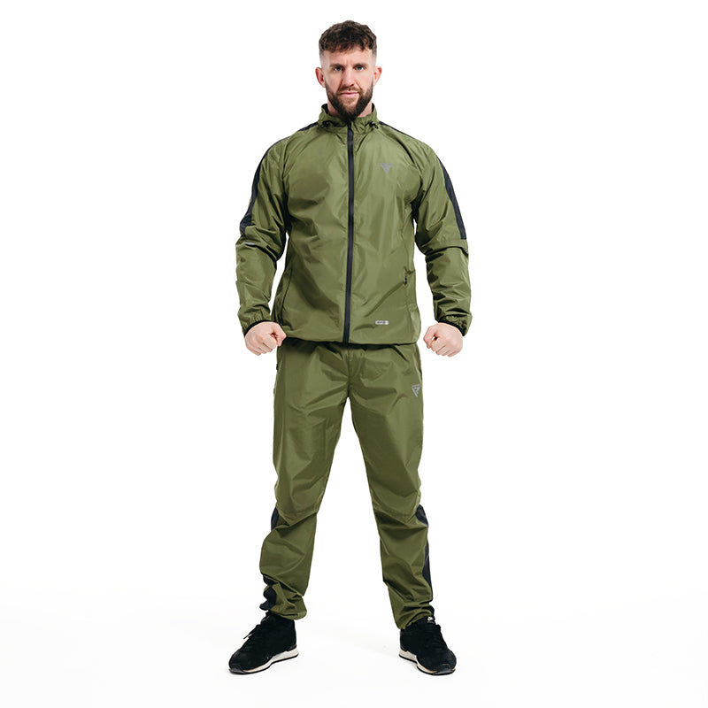 RDX C1 Weight Loss Sauna Suit #color_army-green