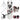 RDX F10 White 4ft UnFilled 8pc Punch Bag with 16oz Boxing Gloves