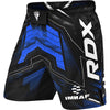 RDX Short d'Entraînement et de Combat MMA Approuvé par l'IMMAF - Bleu