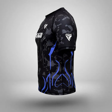 Compression Rash Guard B4#color_blue