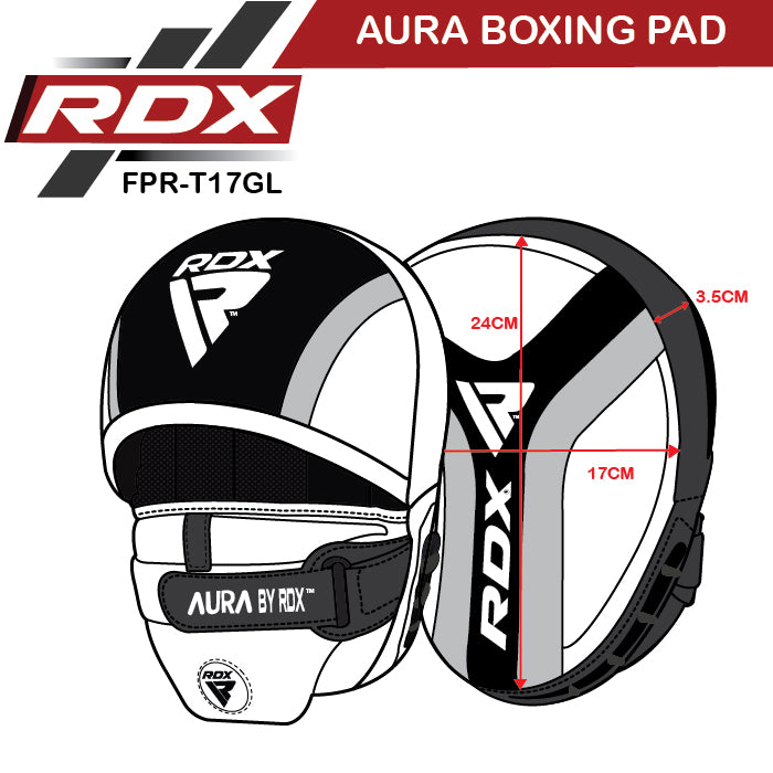  RDX T17 Aura Pads De Boxe Size Chart