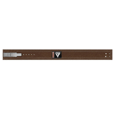 RDX 4 Inch Ipl / Uspa & World Powerlifting Congress Approved Powerlifting Leather Gym Belt#color_brown