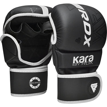 RDX F6 Kara MMA Sparring Gloves 7Oz#color_white