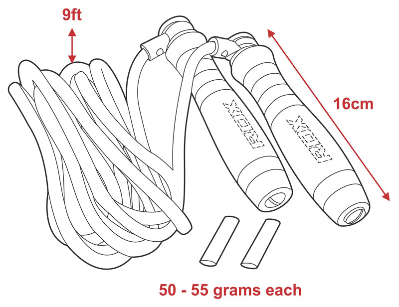 RDX L1 Corde À Sauter En Cuir De 2m74 Size Chart