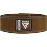 RDX 4 Inch Ipl / Uspa & World Powerlifting Congress Approved Powerlifting Leather Gym Belt#color_brown