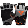 RDX F22 Small Orange Lycra Weight Lifting Gym Gloves