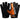 RDX F44 Extra Large Orange Lycra Weight lifting gloves