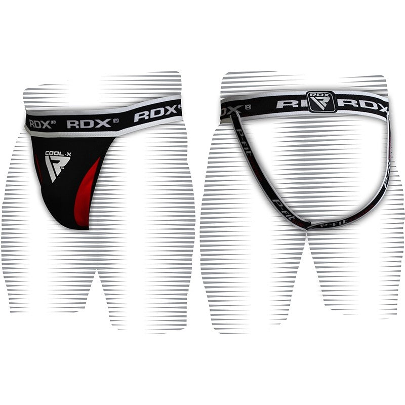 RDX R2 Strap Extra Large Black Nylon Gel Cup