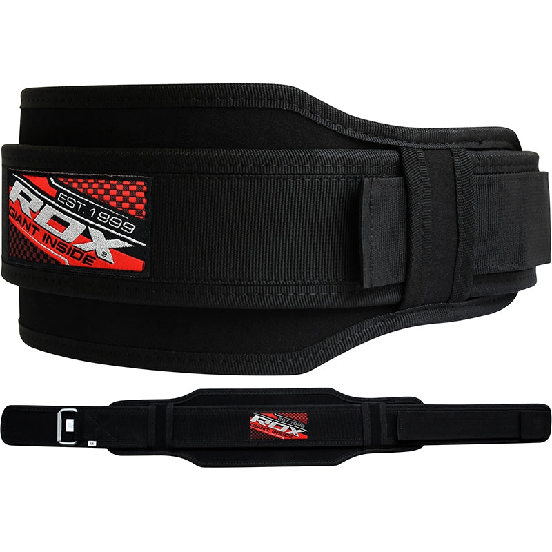 RDX 5D Medium Black Neoprene Weightlifting Belt 
