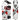 RDX F10 8pc White 5ft Unfilled Leather Punch Bag Set