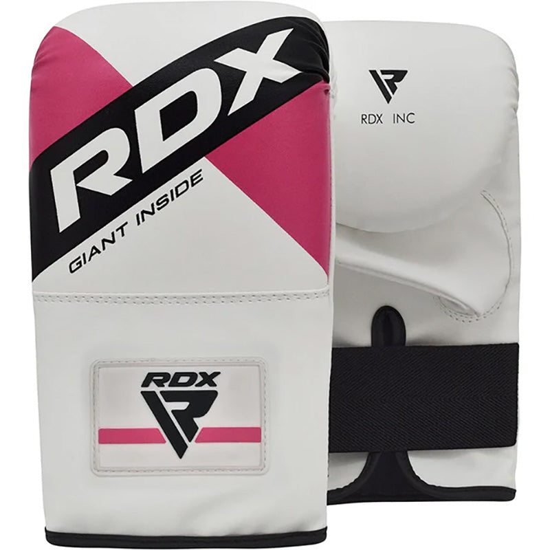 RDX F10 Boxing Bag Gloves White Pink