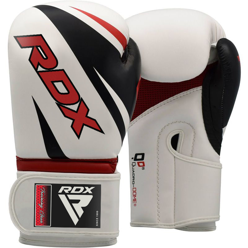 RDX white training boxing gloves