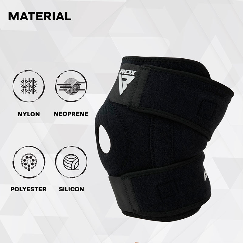 RDX Sk Gel Padded Open Patella Brace For Knee Support