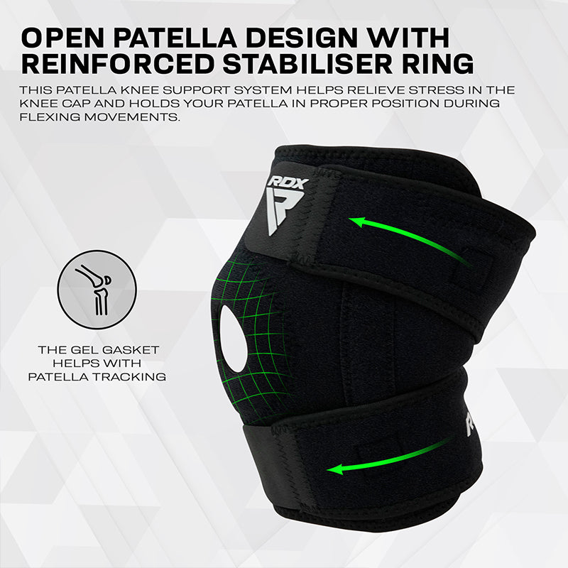 RDX Sk Gel Padded Open Patella Brace For Knee Support