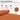 RDX YM 6mm 4-in-1 TPE Yoga Mat Set#color_orange