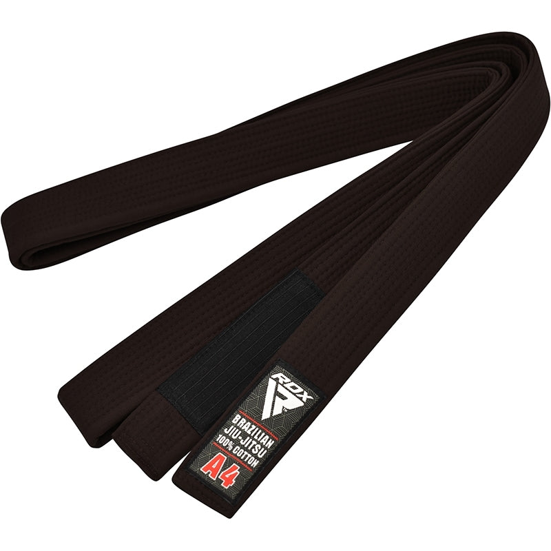 RDX 1N A1 Brown Cotton Jiu Jitsu BJJ Belt 