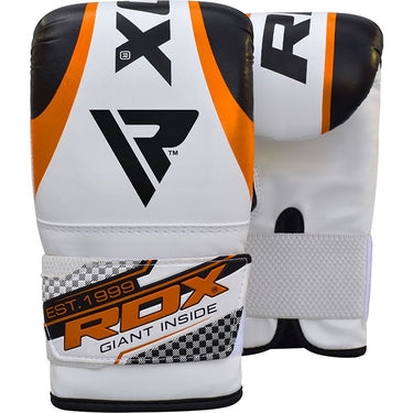 RDX 1O Orange  Leather Boxing Bag Gloves