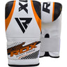RDX 1O Orange  Leather Boxing Bag Gloves