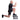 RDX 1P 20cm Aerobic Step Platform with 3 Level Risers 5cm Height Each#color_black