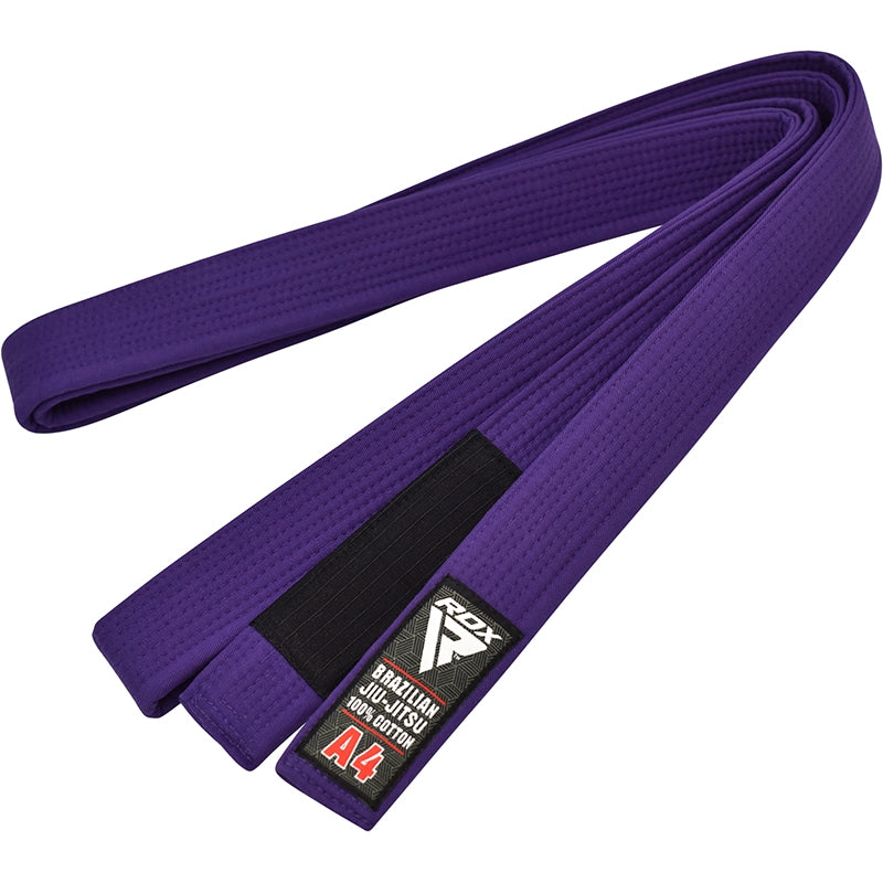 RDX 1P A3 Purple Cotton Jiu Jitsu BJJ Belt 