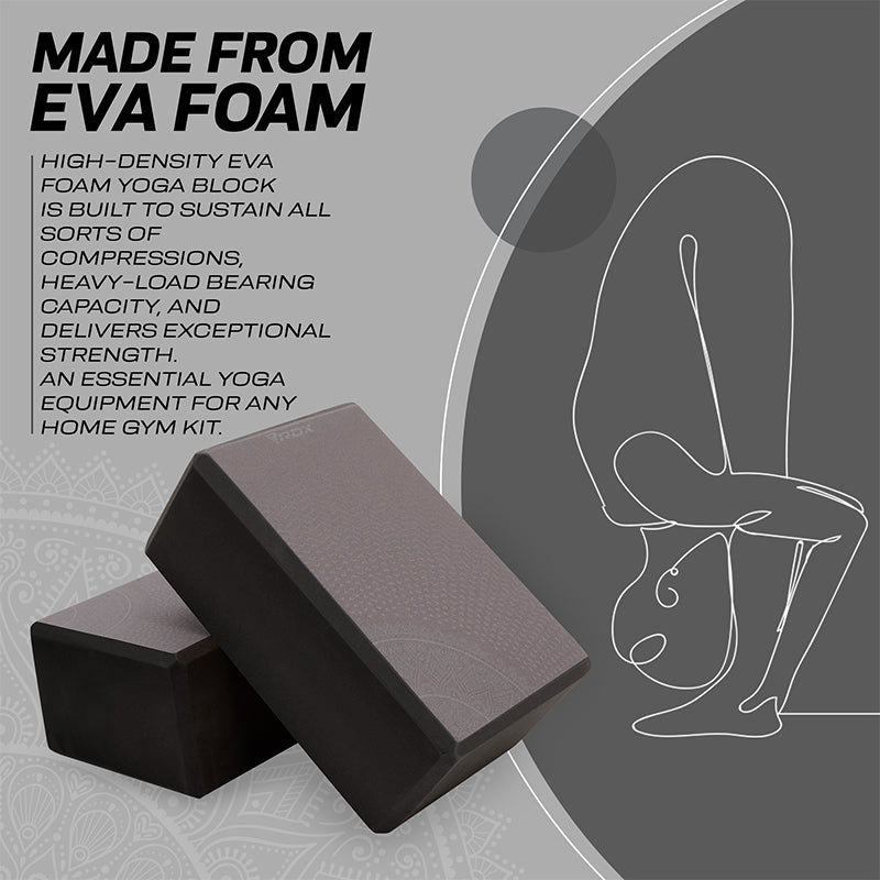 REEHUT Yoga Blocks,High Density EVA Foam Blocks to Support and Deepen  Poses, Improve Strength and Aid Balance and Flexibility – Lightweight, Odor  – Yaxa Store