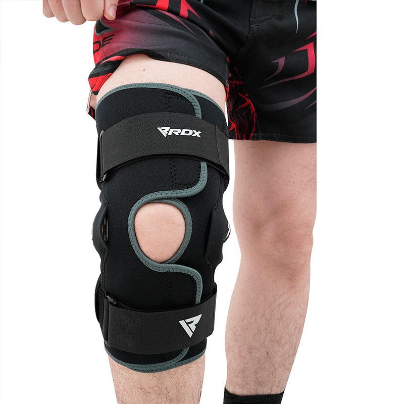Heldig Adjustable Non Slip Open-Patella Compression Wrap Knee