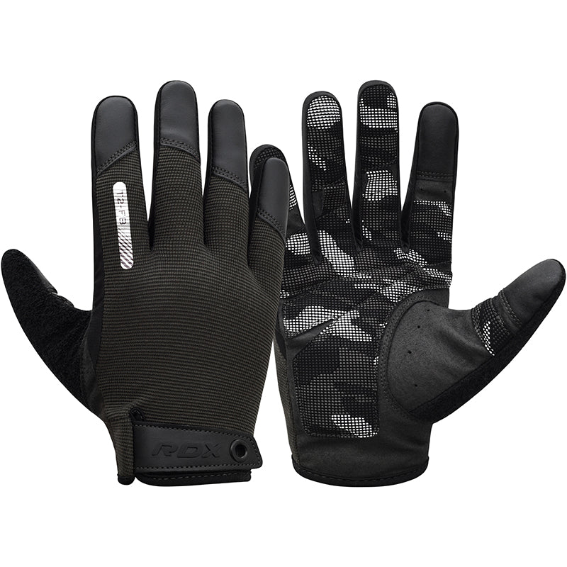 RDX T2 Touch Screen Friendly Full Finger Gym Gloves#color_black