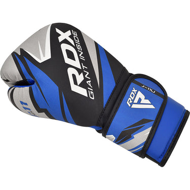 RDX J11 2ft Kids Training Punch Bag & Boxing Gloves Set#color_blue