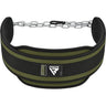 T7 Weight Training Dipping Belt Chain#color_armygreen