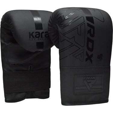 RDX F6 KARA Bag Gloves 4oz Black#color_black