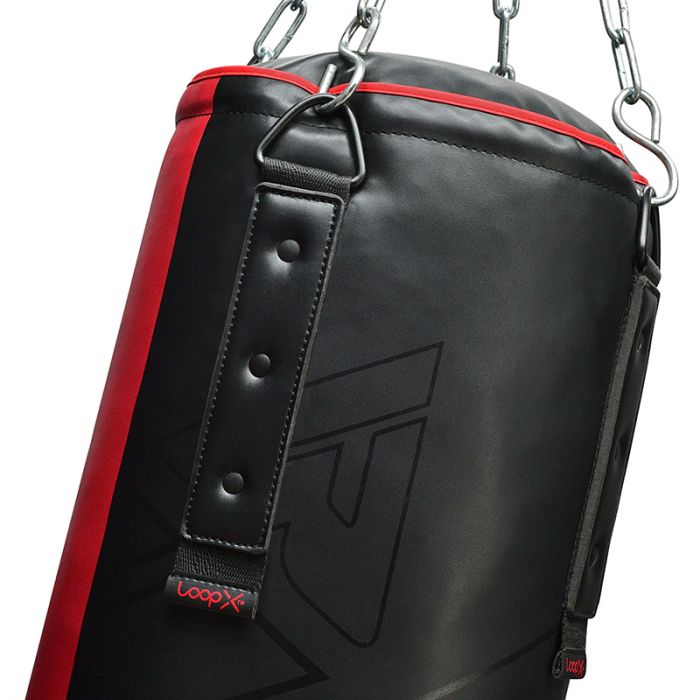 RDX F6 KARA 4ft/5ft Punch Bag & Bag Gloves#color_red